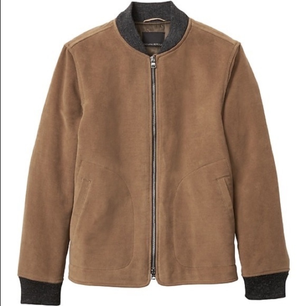 Banana Republic Moleskin Bomber - Picture 2 of 6